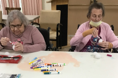 Barbara-and-Jeanne-coloring-away