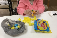 Marlene-squishing-swedish-fish-to-fit