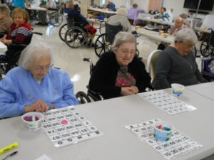 Playing bingo
